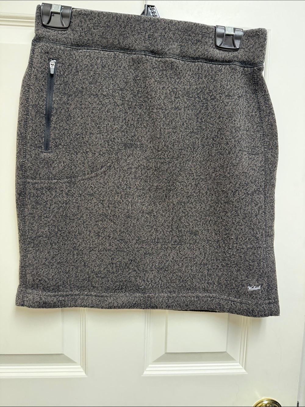 Woolrich Heather Brown/Black Pencil Skirt
